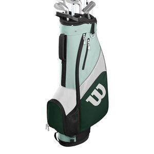 Wilson Golf Club Cart Bag - Green and White